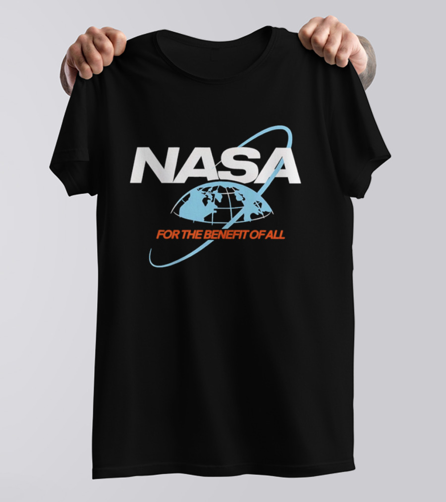 NASA For The Benefit Of All With Space Globe T-Shirt