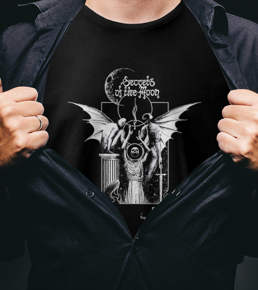 Secrets Of The Moon Arcana Vanity Death The Demo Years Winged Figure Symbolism T-Shirt