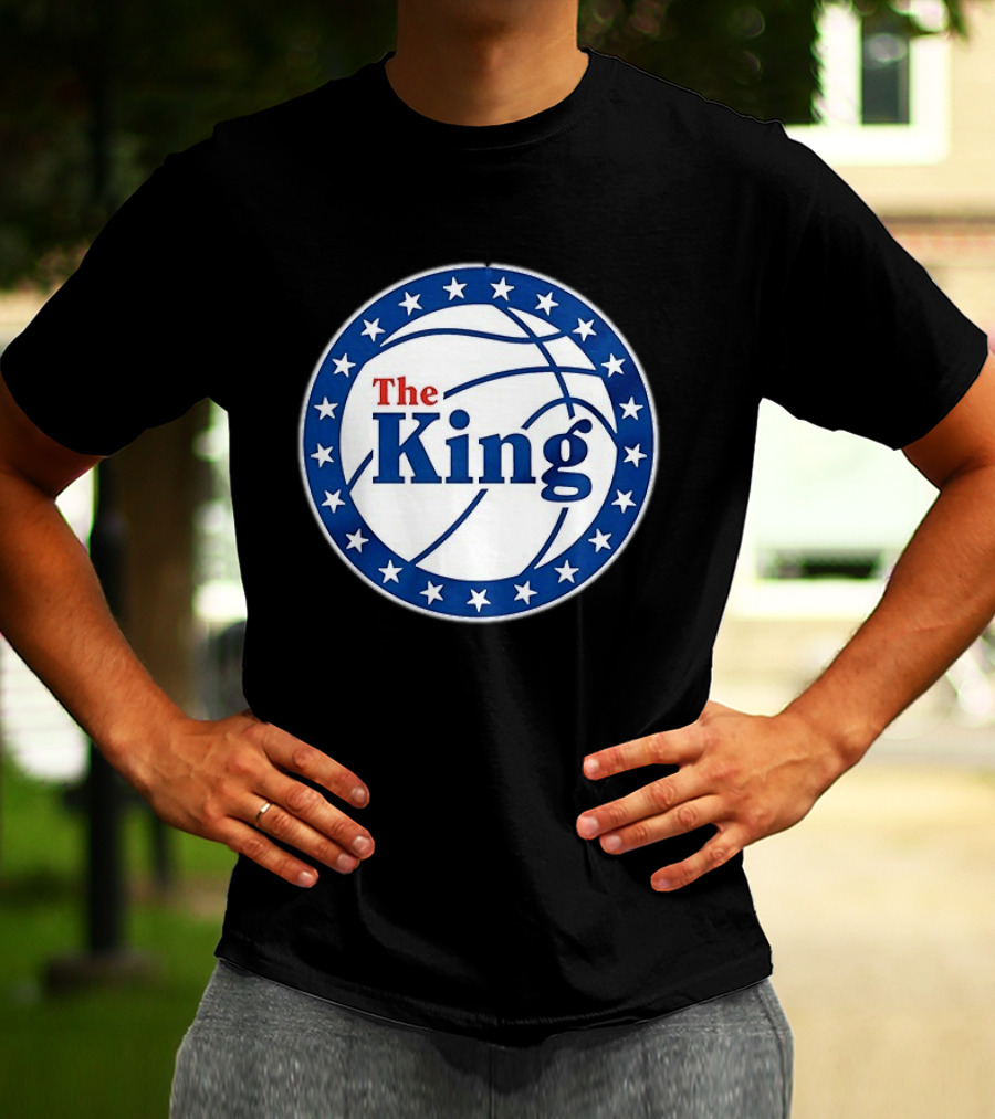 The King Lebron James Philadelphia 76ers 2026 Basketball Stars T-Shirt