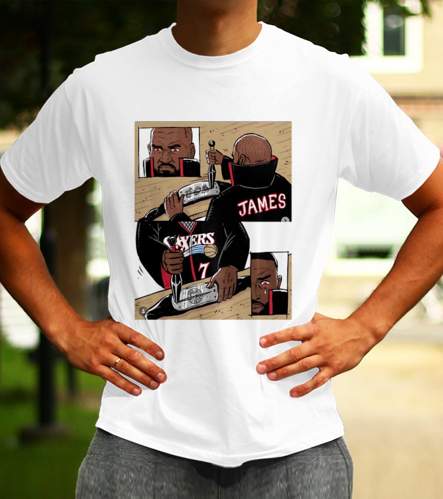 James Sixers 17 Basketball Comic T-Shirt