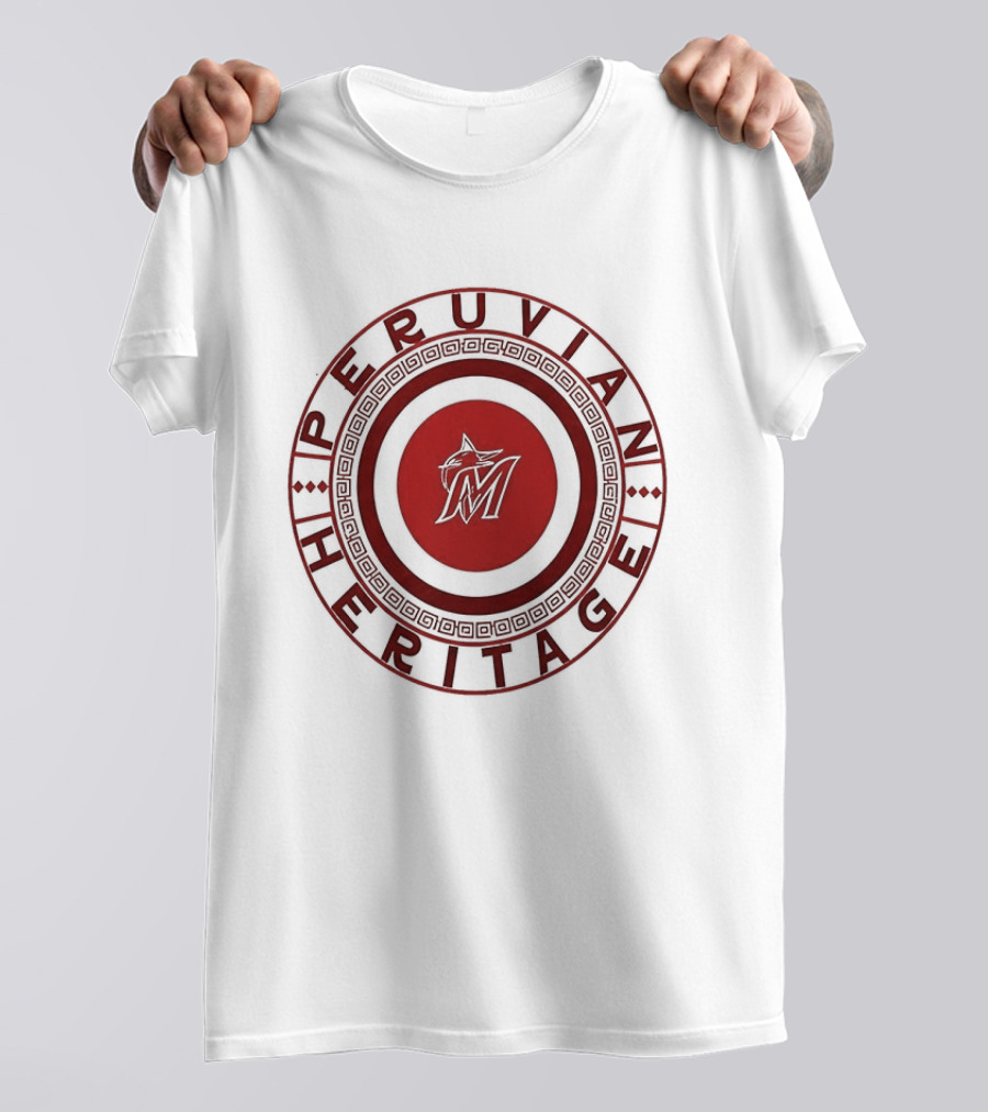 Miami Marlins Peruvian Heritage 2026 Celebration T-Shirt