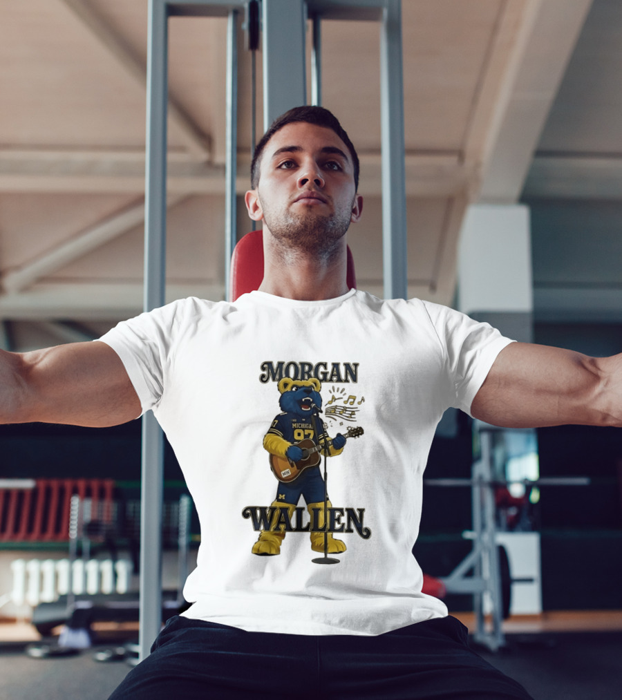 Michigan 97 Football Mascot Morgan Wallen Still The Problem Tour 2026 T-Shirt