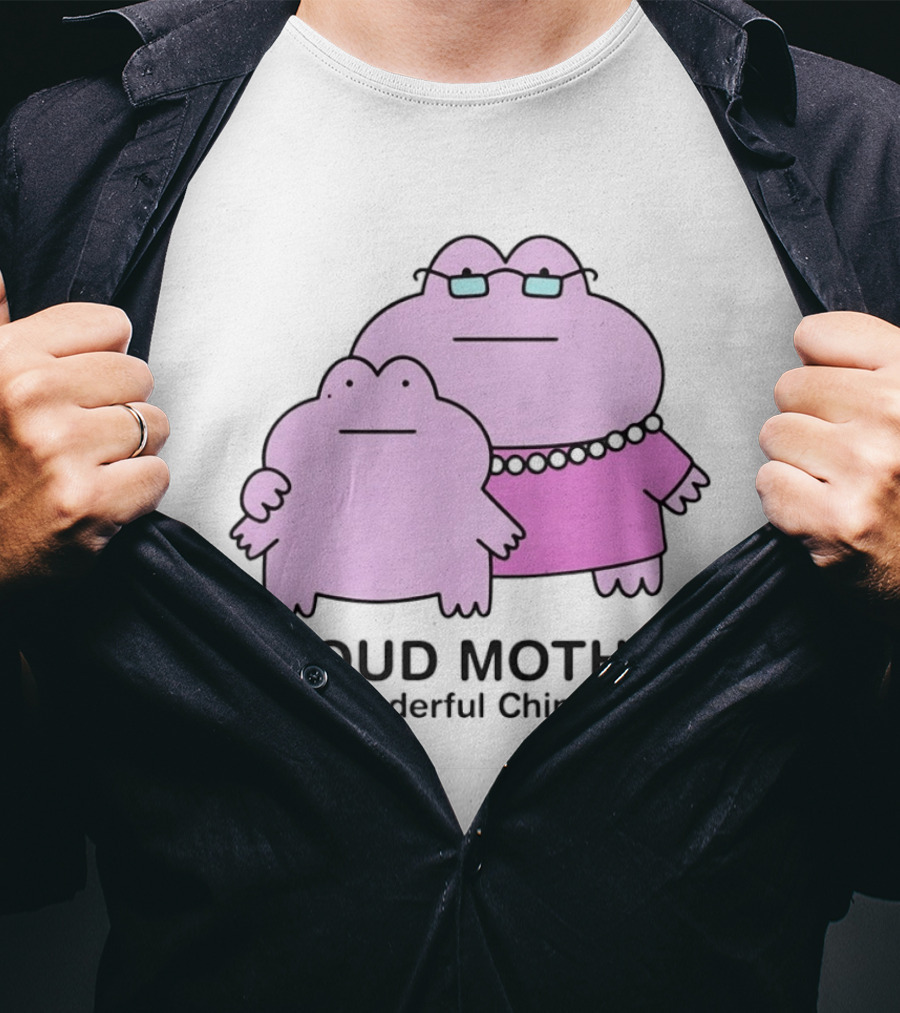 Proud Mother Of A Wonderful Chinese Girl Cartoon Characters T-Shirt