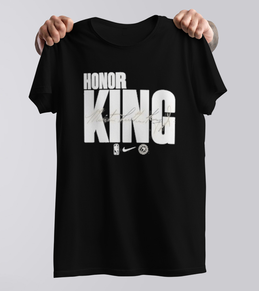 Anthony Edwards NBA Philadelphia 76ers Honor King Martin Luther King Jr Team Issued T-Shirt