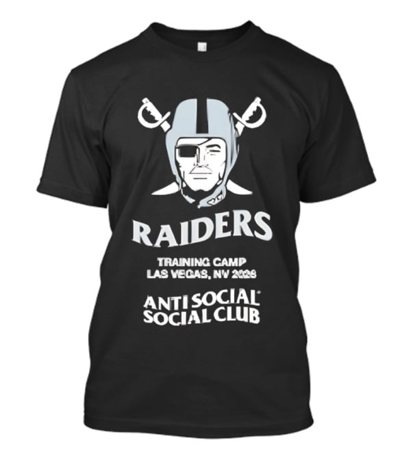Anti Social Social Club Raiders Training Camp Las Vegas NV 2026 T-Shirt