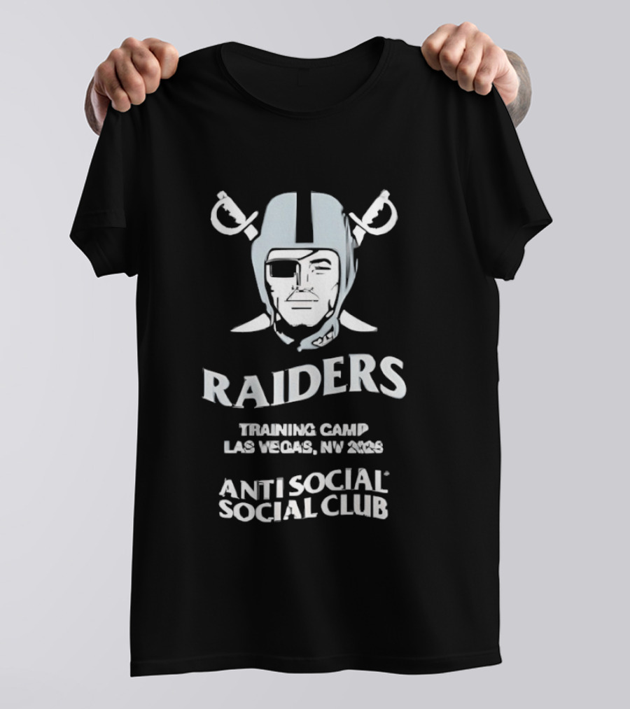 Anti Social Social Club Raiders Training Camp Las Vegas NV 2026 T-Shirt