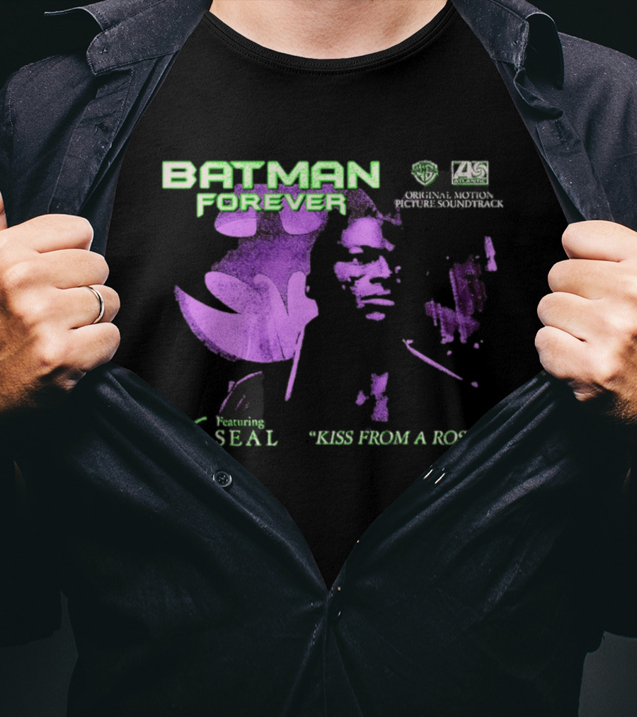 Batman Forever Original Motion Picture Soundtrack Kiss From A Rose Featuring Seal T-Shirt