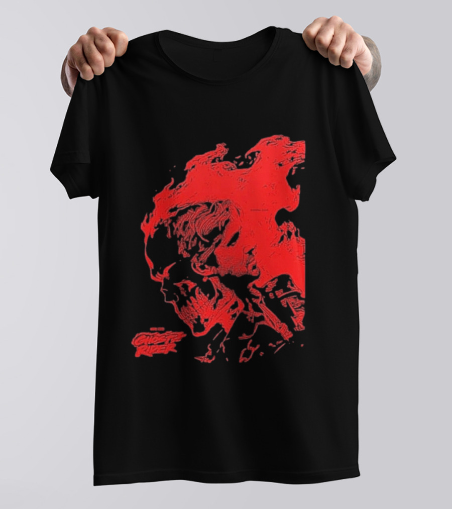Ryan Gosling Marvel Studios Ghost Rider 2028 Movie Skeleton Flame T-Shirt