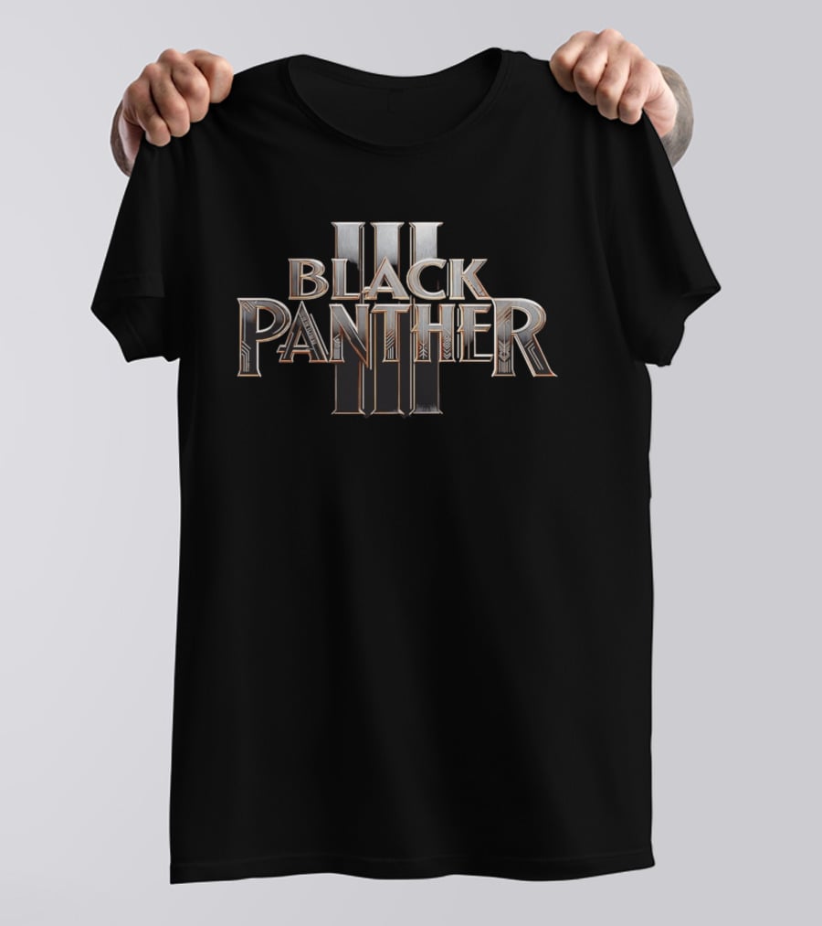 Black Panther III Metal Aesthetic Marvel Cinematic Universe T-Shirt