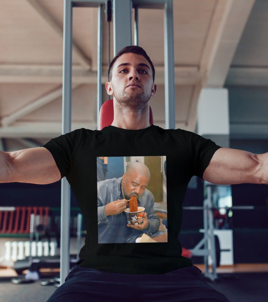 Buldak Bokkeum Myeon Kanye West Noodle Cup Spicy Challenge T-Shirt