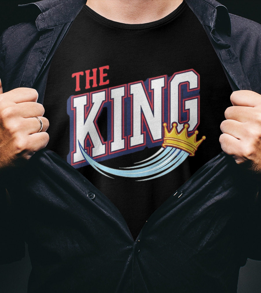 THE KING LeBron James Philadelphia 76ers NBA 2026 T-Shirt