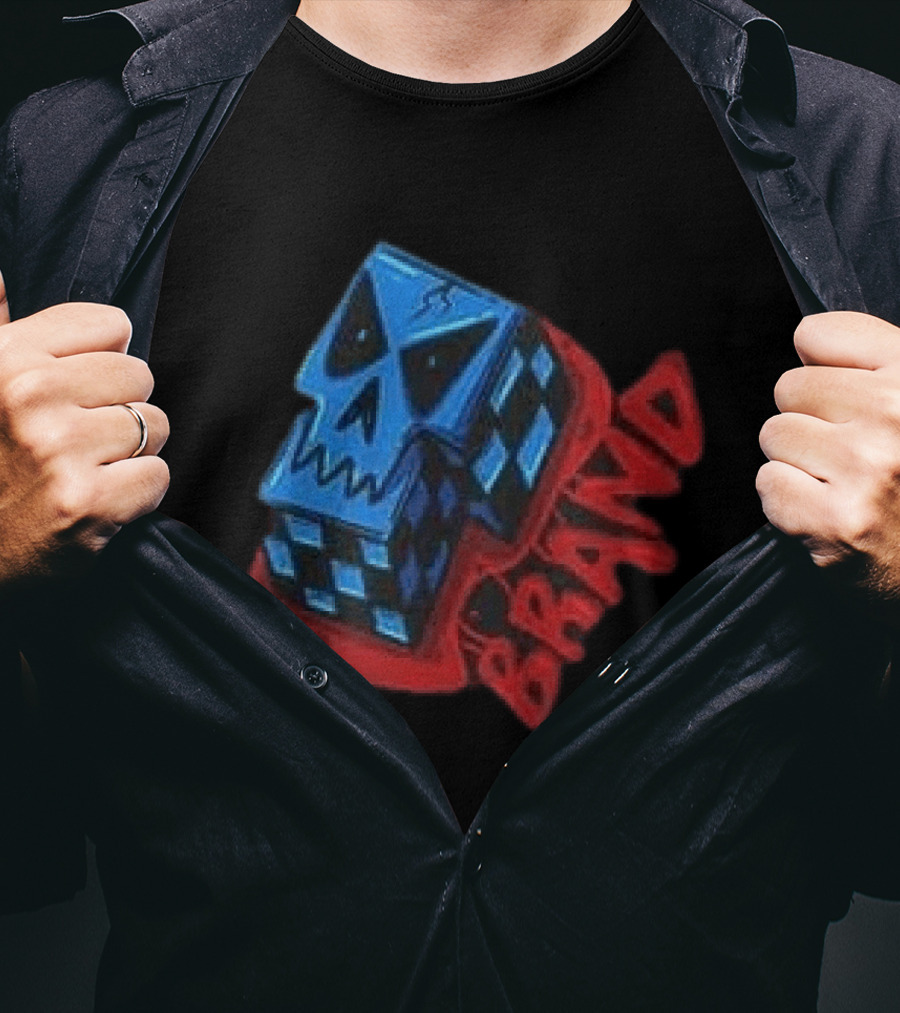 Don't Let Your Love For Somebody Overlook The Reality Of The Situation Skull Cube Brand T-Shirt