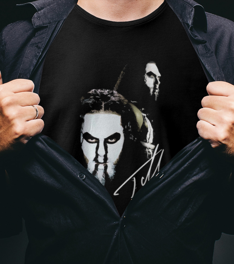Luchasaurus Mask Illustration AEW Jell Signature T-Shirt