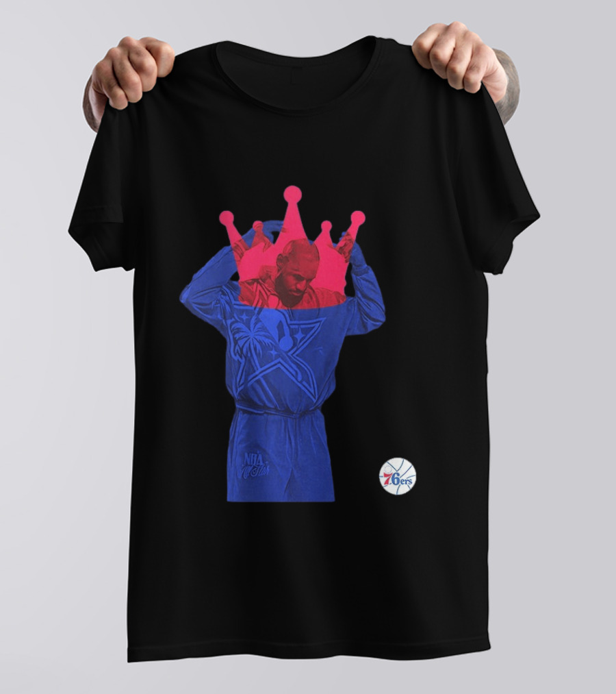 NBA All Star King LeBron James Philadelphia 76ers Season T-Shirt