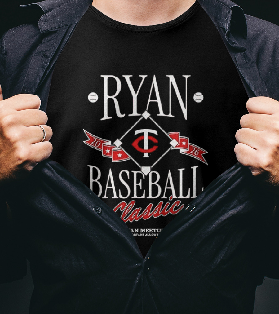 Minnesota Twins 2026 Ryan Baseball T-Shirt