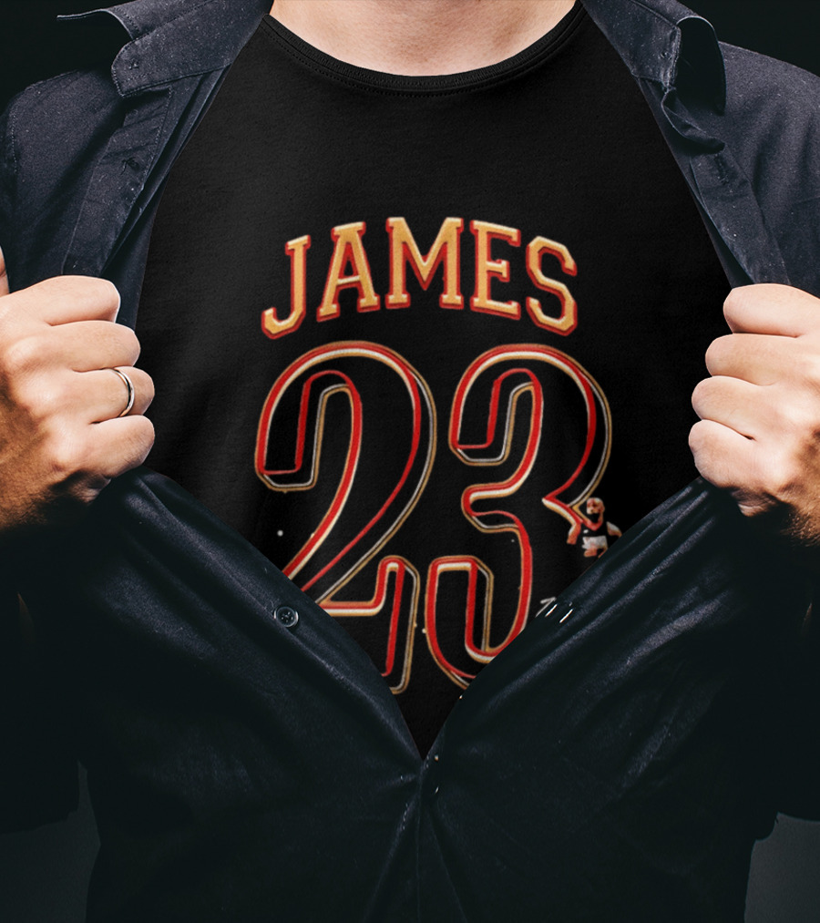 James 23 Basketball Jersey Iconic Sports T-Shirt