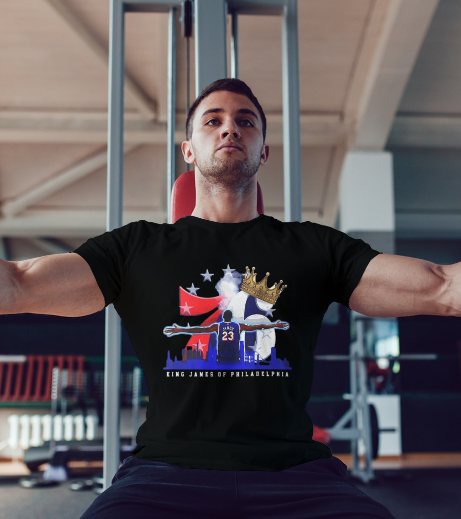 LeBron James NBA 76ers King James Of Philadelphia T-Shirt