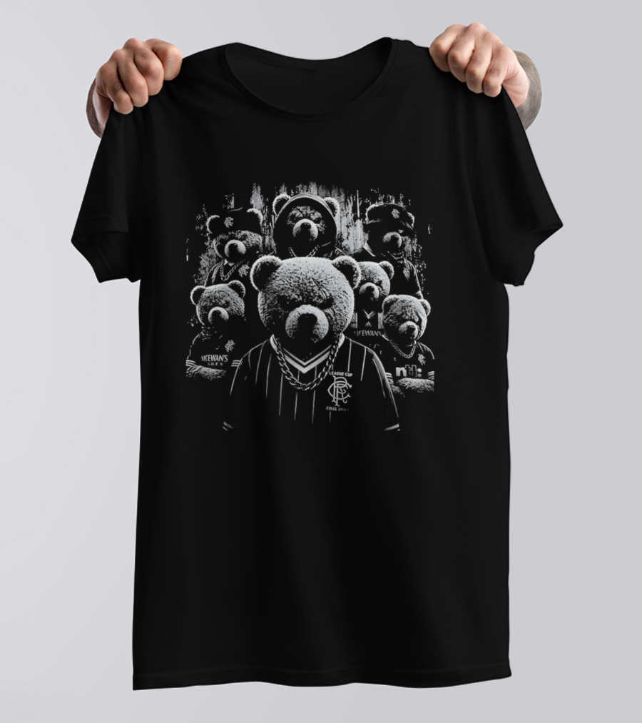 Rangers Gangster Teddy Bears Football Team T-Shirt