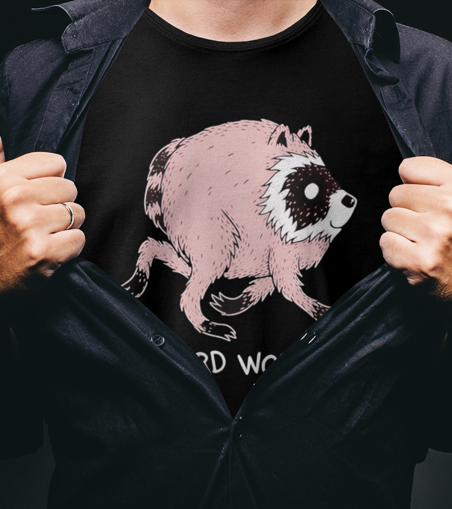 Running Raccoon Weird Works Jimothy T-Shirt