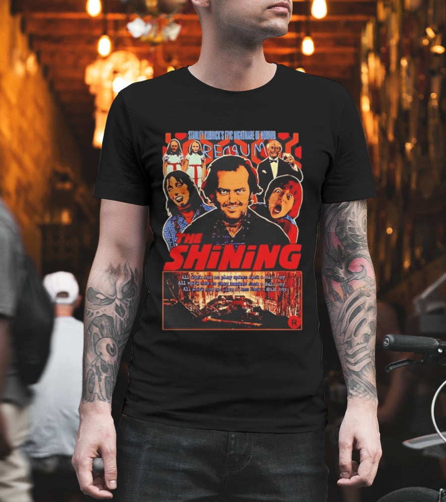 The Shining Stanley Kubrick Epic Nightmare Of Horror REDRUM T-Shirt