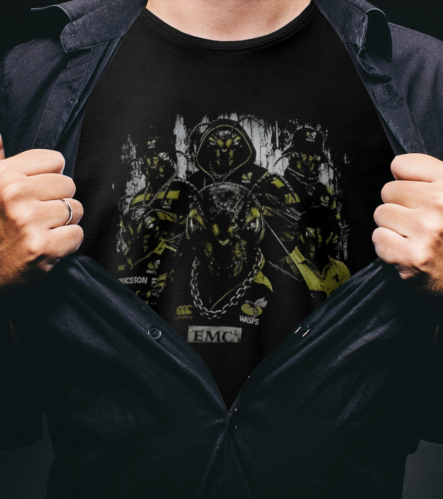 Wasps Rugby Union Gangster Team T-Shirt