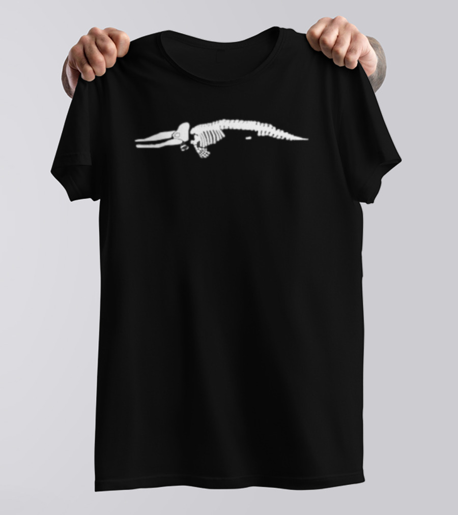 Worst Aquarium Ever New Bedford Whaling Museum Skeleton Whale T-Shirt