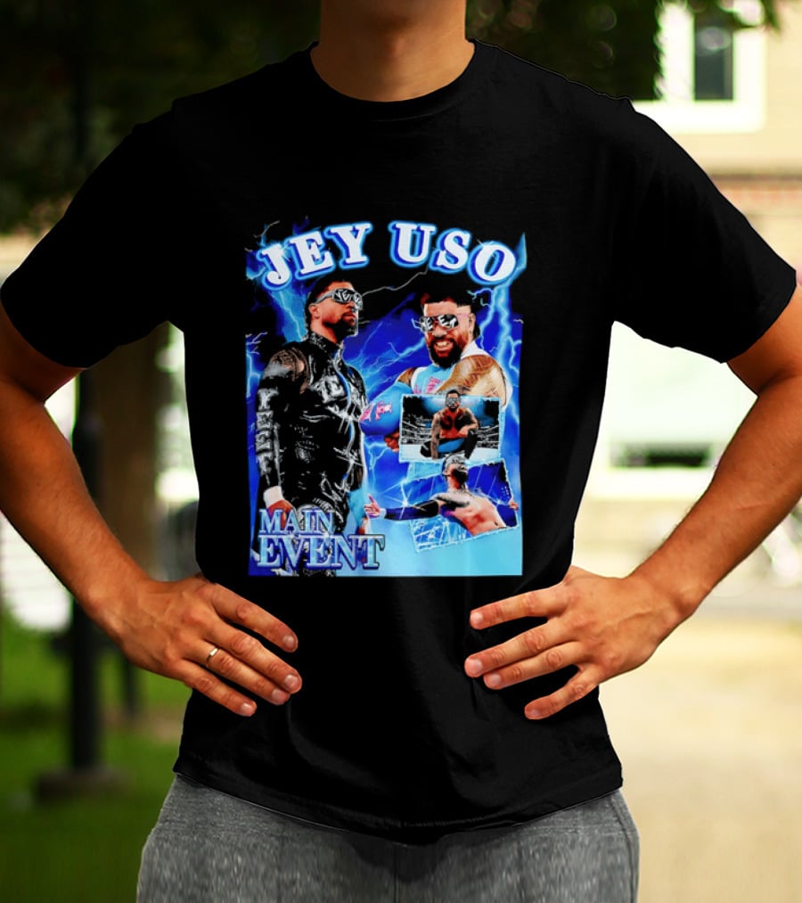 Jey Uso Main Event Yeet Energy Wrestling Highlights T-Shirt