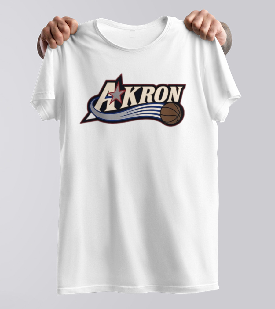 Akron Zips University Of Akron Philadelphia 76ers Basketball Star T-Shirt
