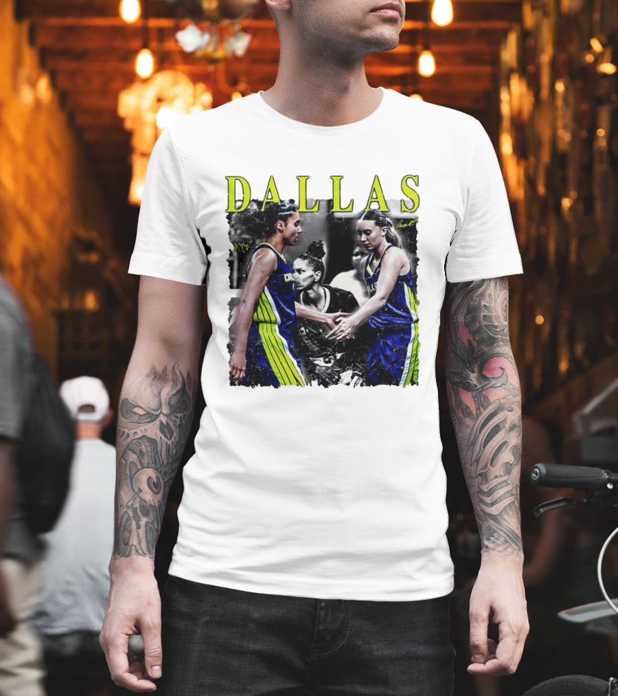 Dallas Wings Azzi Fudd Paige Bueckers WNBA 2026 Signatures T-Shirt