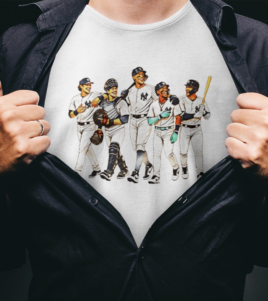New York Yankees Cole Rice Judge Chisholm Bellinger Players Team Spirit T-Shirt