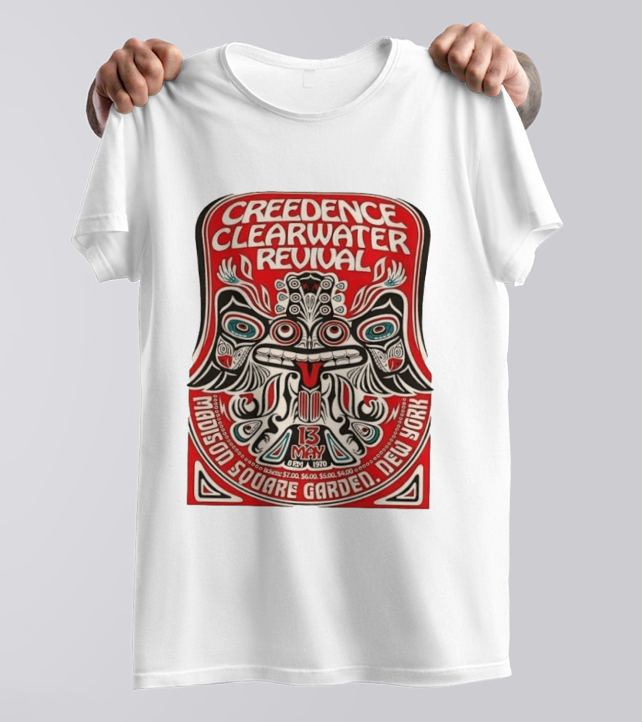 Creedence Clearwater Revival Madison Square Garden New York 13 May 1970 T-Shirt