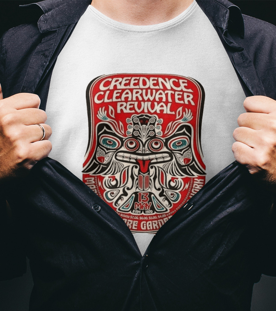 Creedence Clearwater Revival Madison Square Garden New York 13 May 1970 T-Shirt