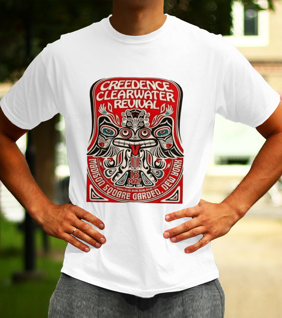 Creedence Clearwater Revival Madison Square Garden New York 13 May 1970 T-Shirt