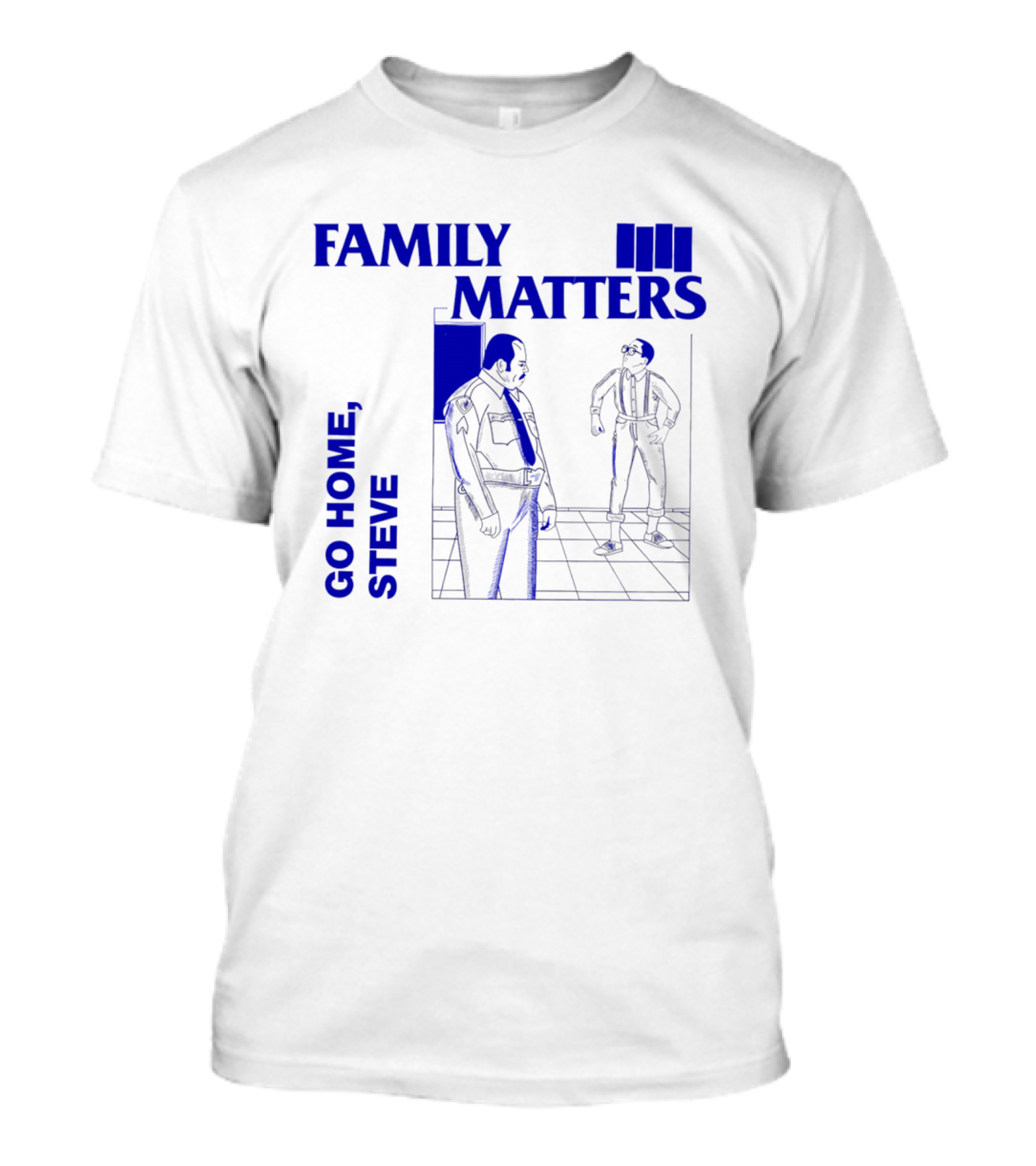 Family Matters Go Home Steve TV Show Humor Scene T-Shirt