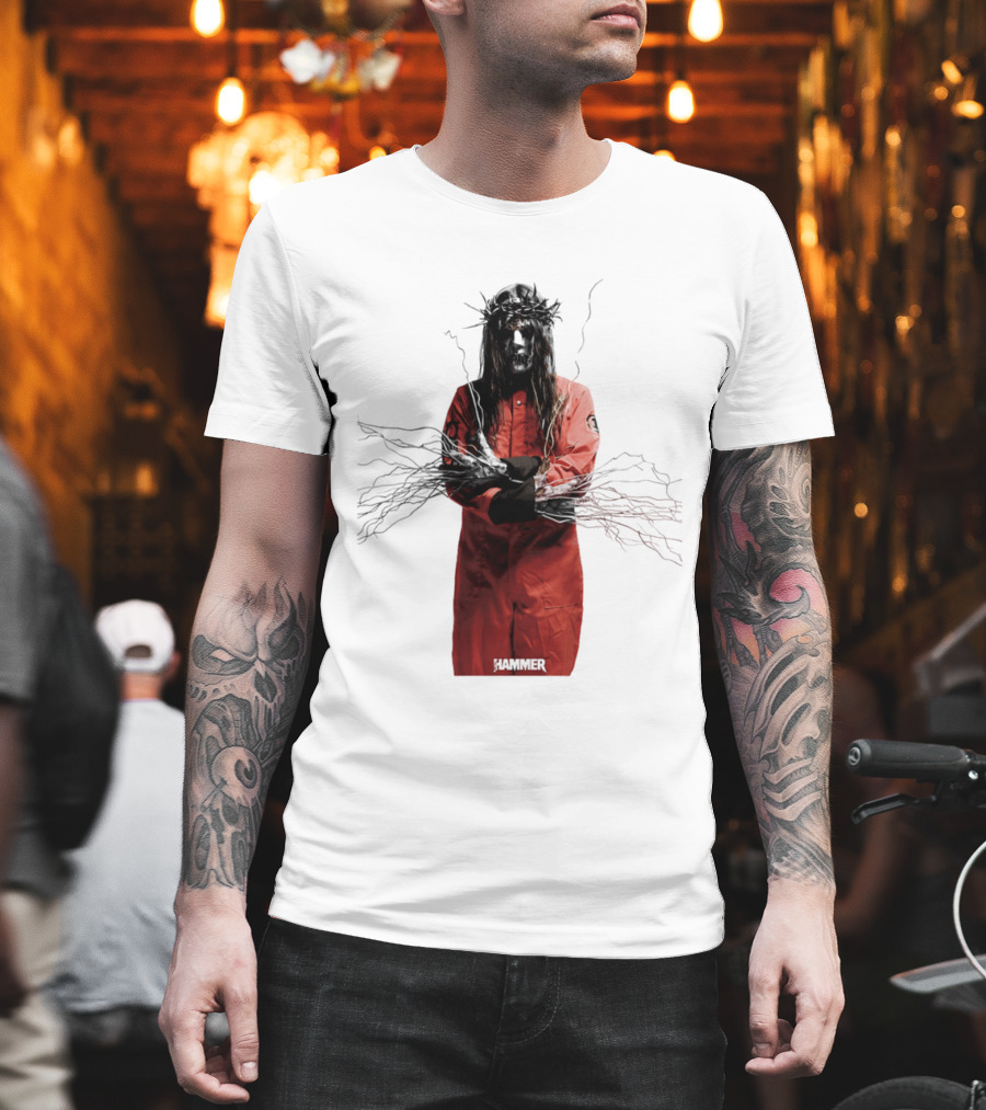 Hammer Joey Jordison Slipknot Red Jumpsuit Roots T-Shirt