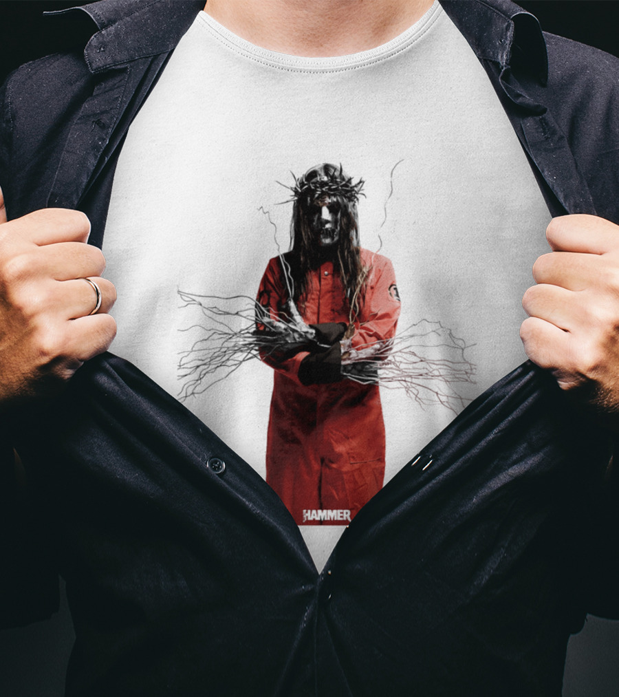 Hammer Joey Jordison Slipknot Red Jumpsuit Roots T-Shirt