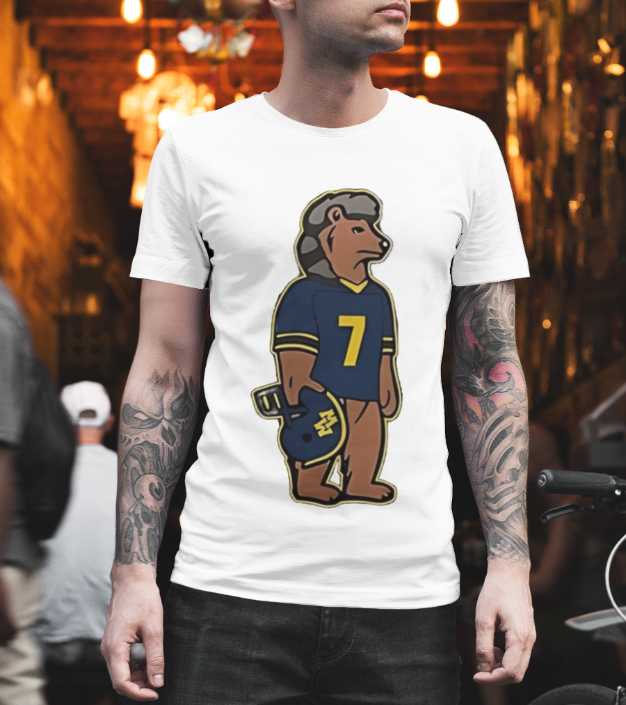 Morgan Wallen Still The Problem Tour 2026 Bear Football Helmet Number 7 T-Shirt