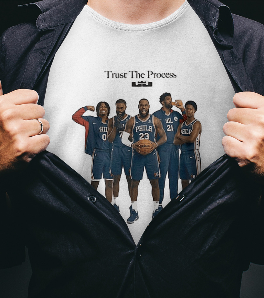 Trust The Process Philly Basketball Team Players T-Shirt
