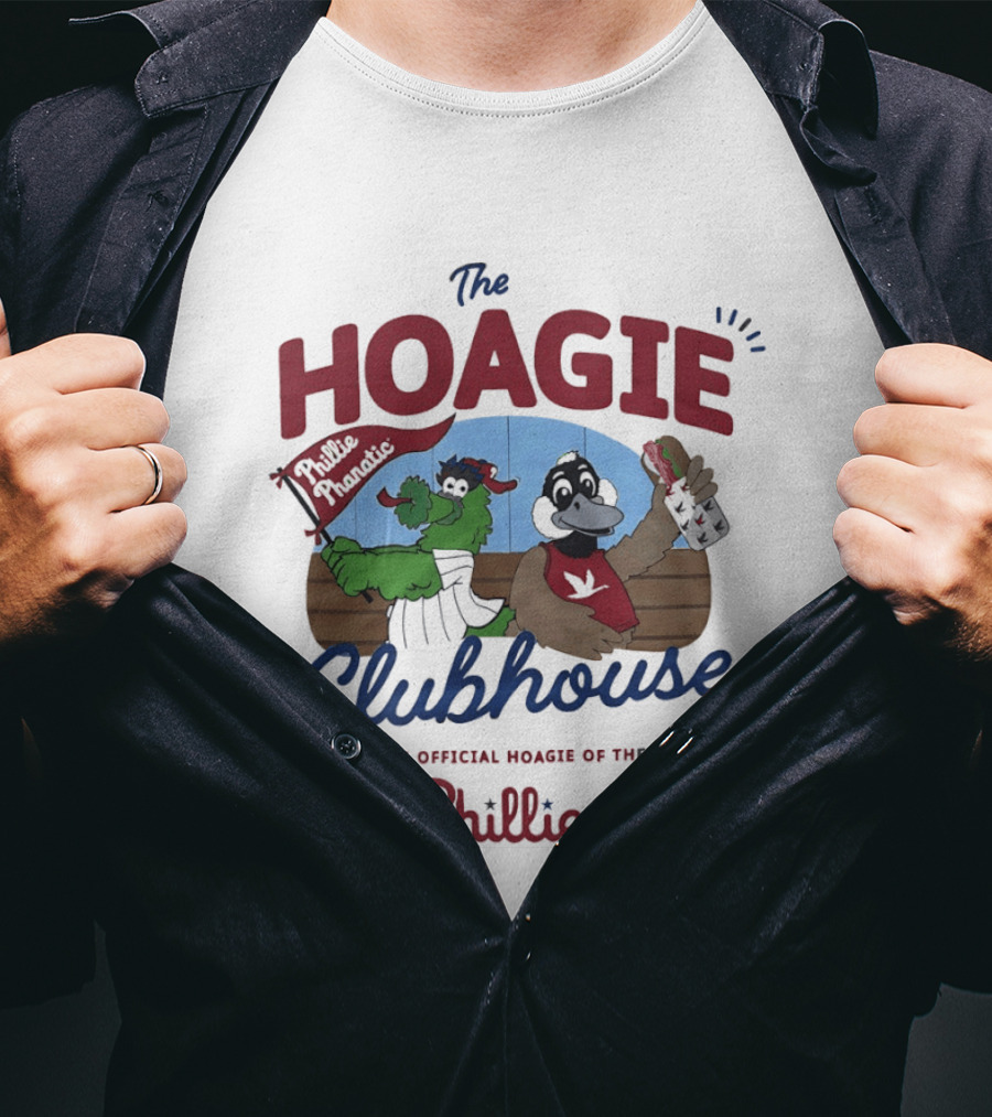The Hoagie Clubhouse Phillie Phanatic Official Hoagie Of The Phillies T-Shirt