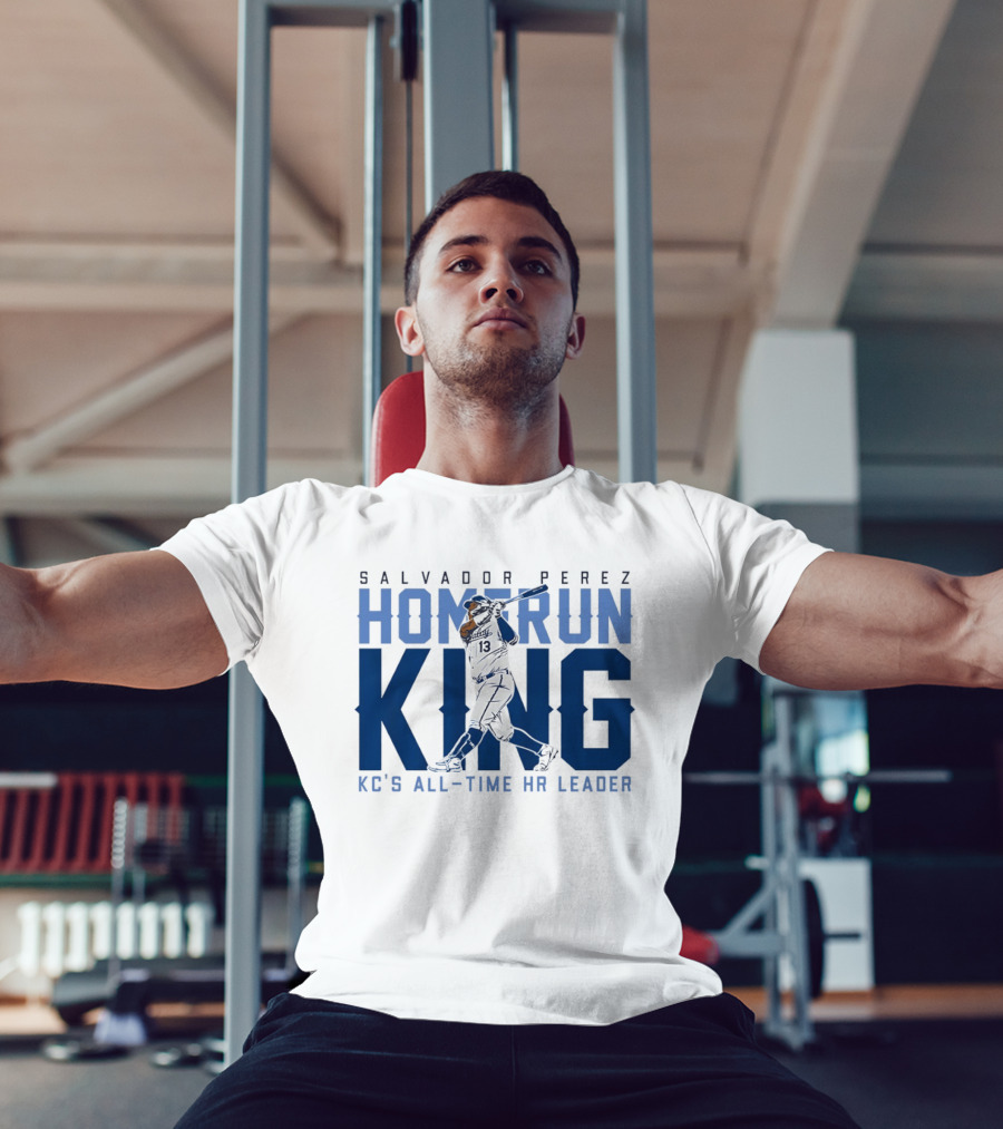 Salvador Perez Home Run King KC's All Time HR Leader T-Shirt