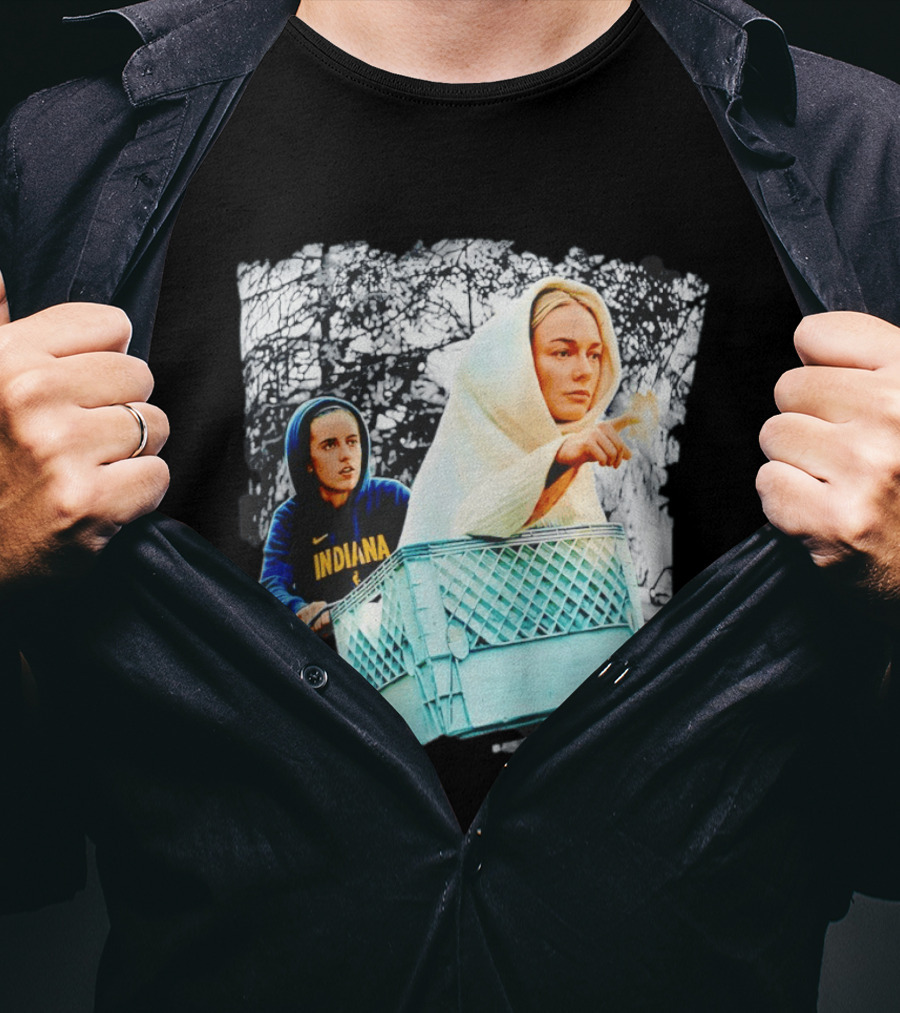 Caitlin Clark Sophie Cunningham ET Indiana Fever Basketball Iconic Movie Mashup 2026 T-Shirt
