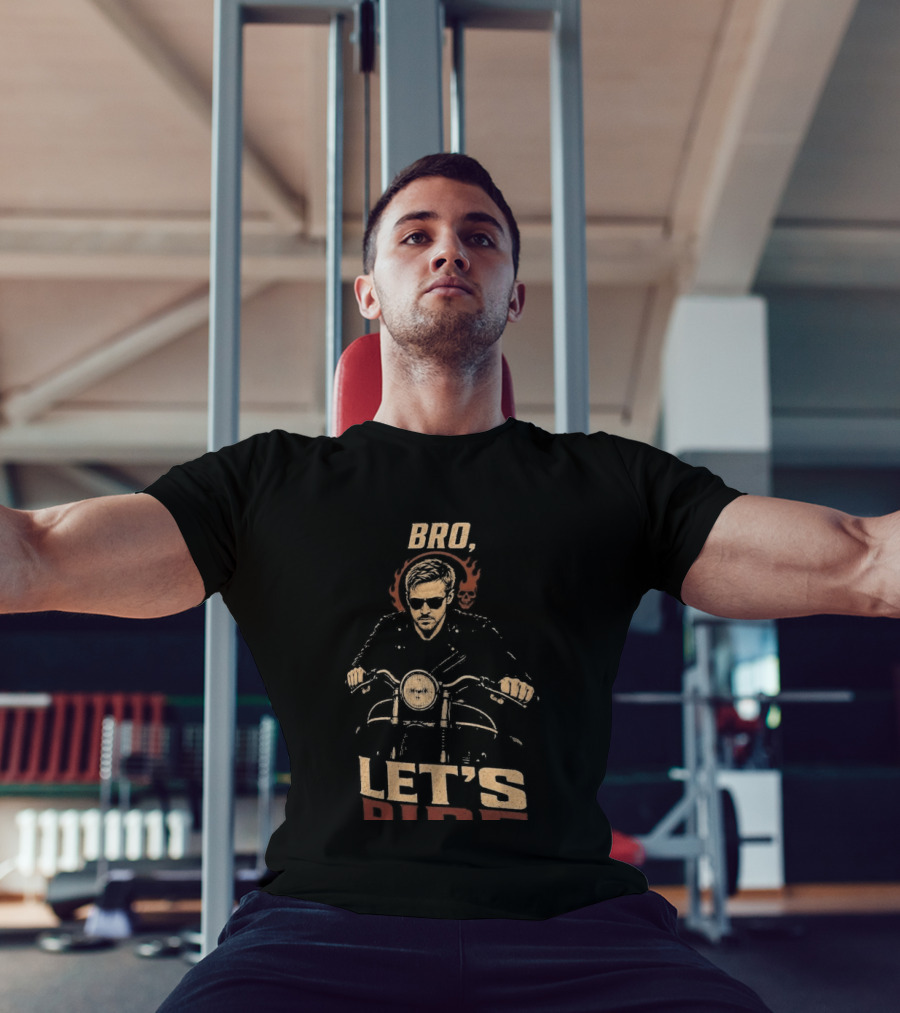 Bro Ghost Rider Let's Ride T-Shirt