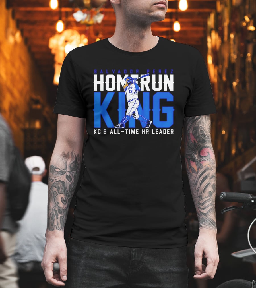 Salvador Perez Homerun King KC's All Time HR Leader T-Shirt