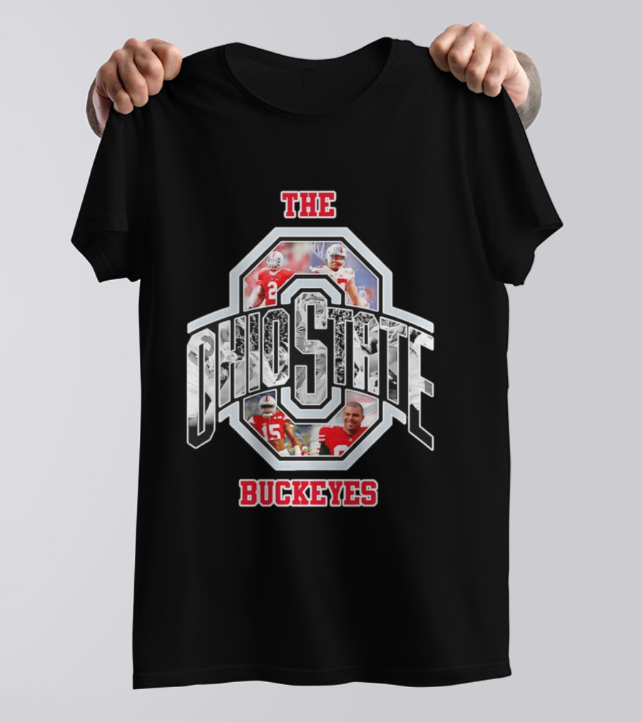 Ohio State Buckeyes Football Collage Ohio State T-Shirt