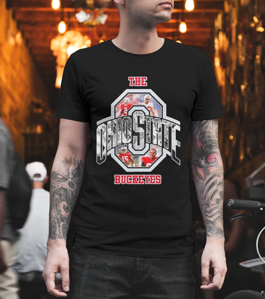 Ohio State Buckeyes Football Collage Ohio State T-Shirt
