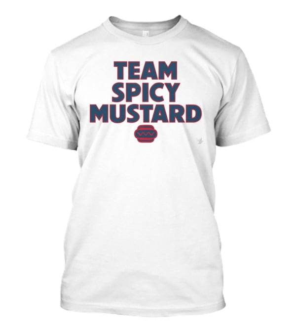 Team Spicy Mustard Hot Dog Condiment Foodie Fun T-Shirt