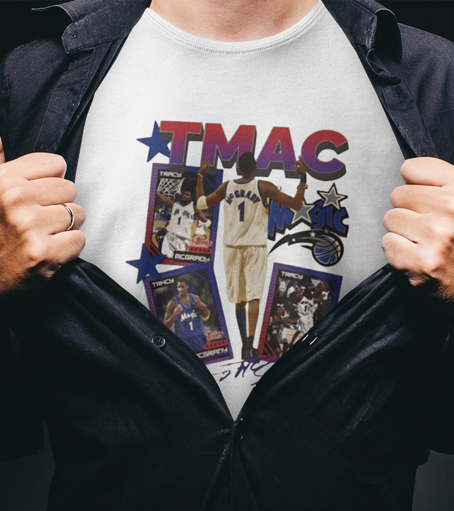 TMAC Tracy McGrady Magic Basketball Legends T-Shirt