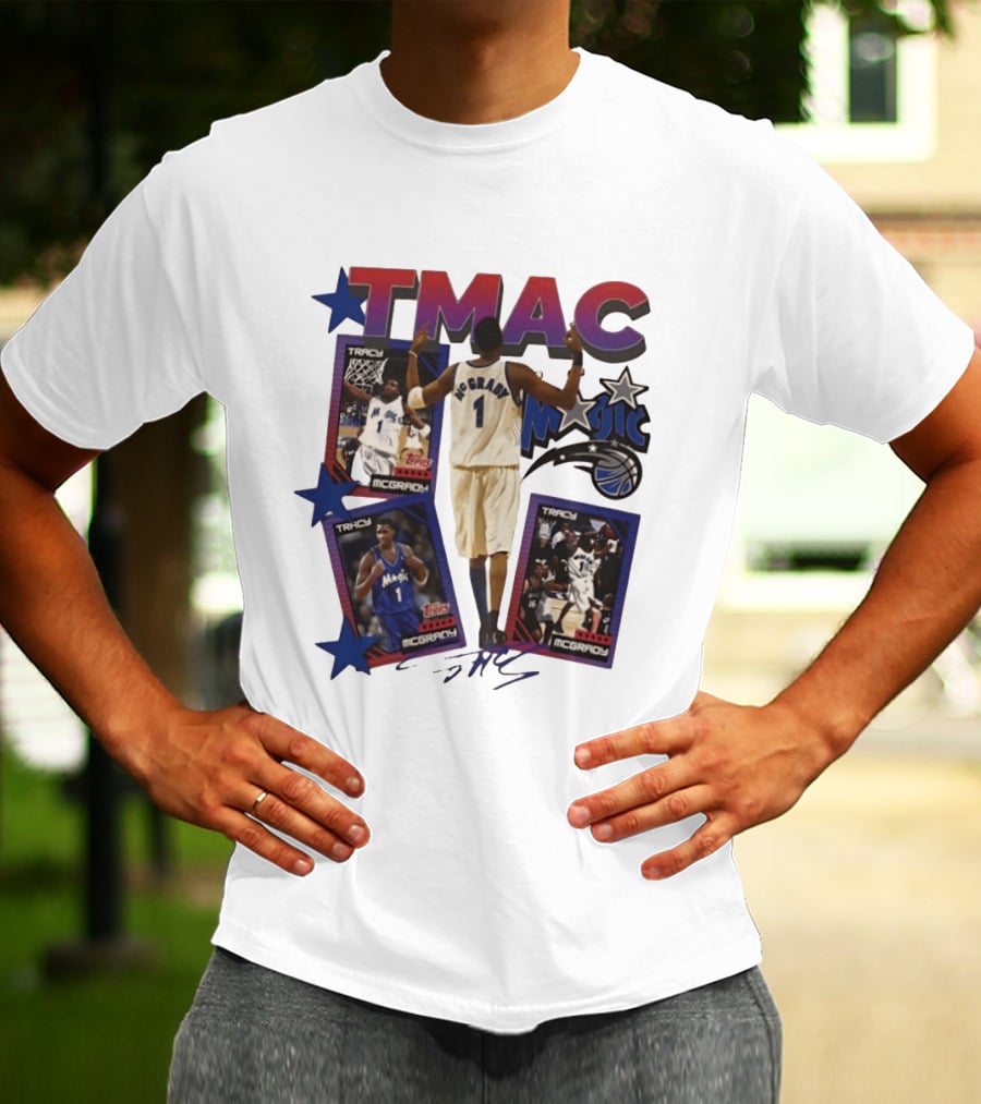 TMAC Tracy McGrady Magic Basketball Legends T-Shirt
