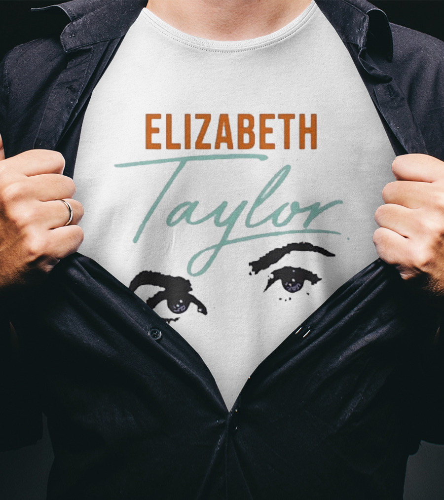 Elizabeth Taylor Iconic Eyes And Signature T-Shirt