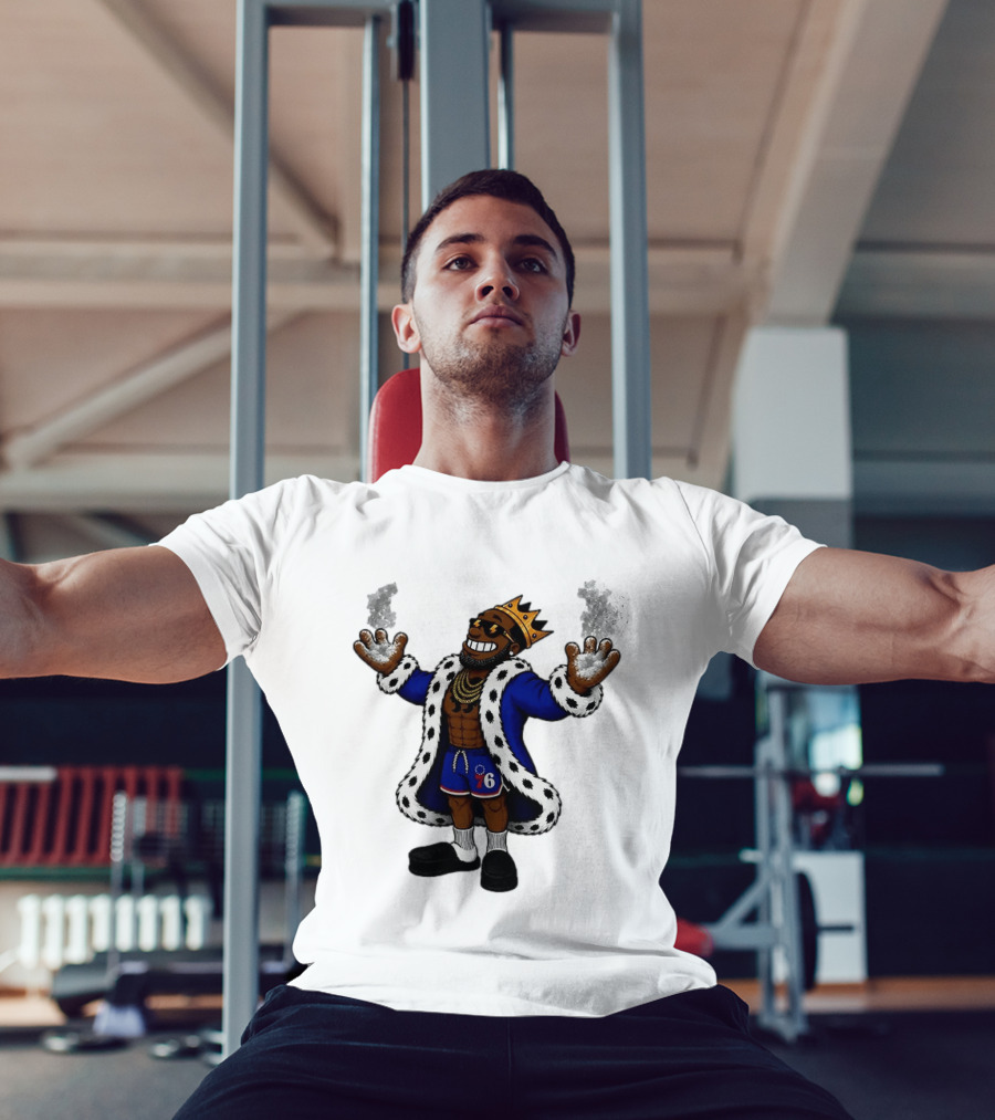 Philadelphia 76ers Muppet King With Crown And Robe T-Shirt